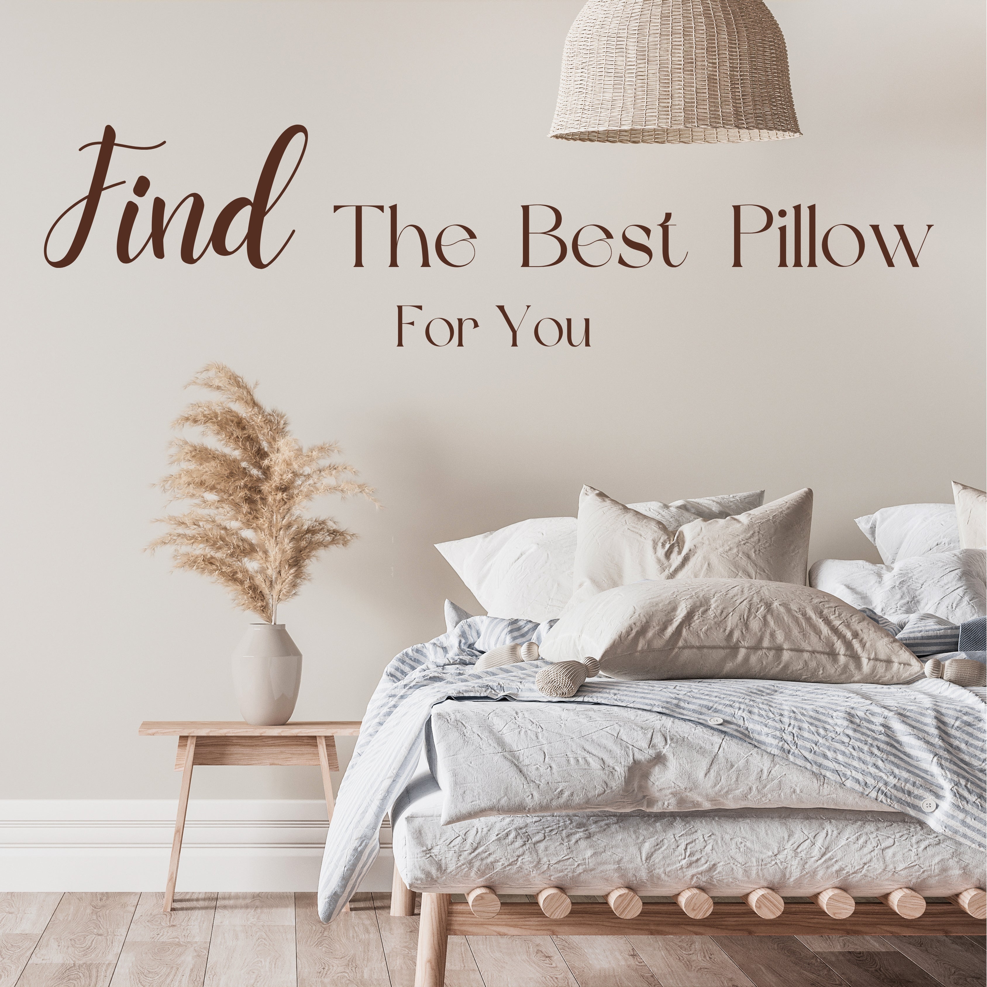 Different types of pillow filling