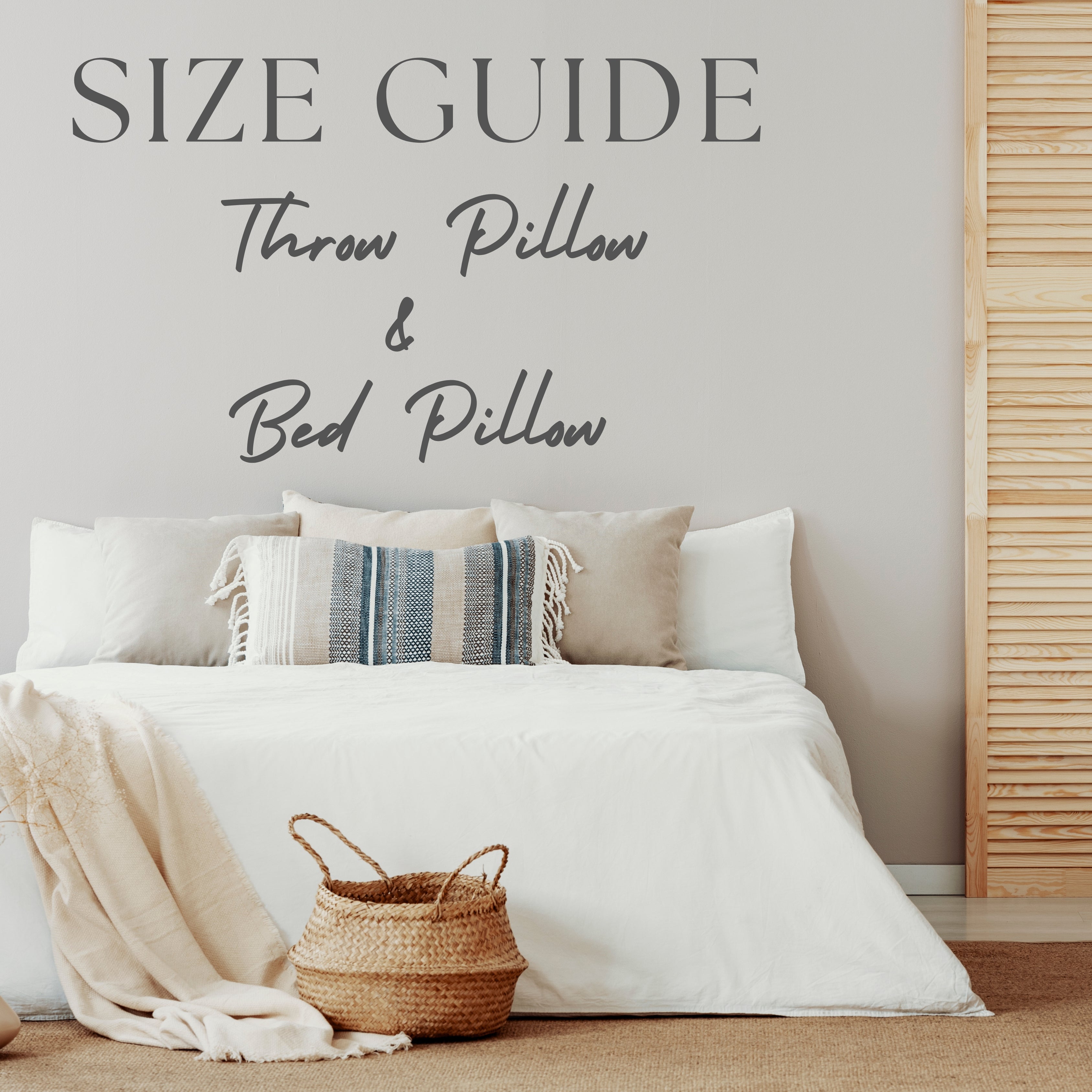 How to choose the right pillow size