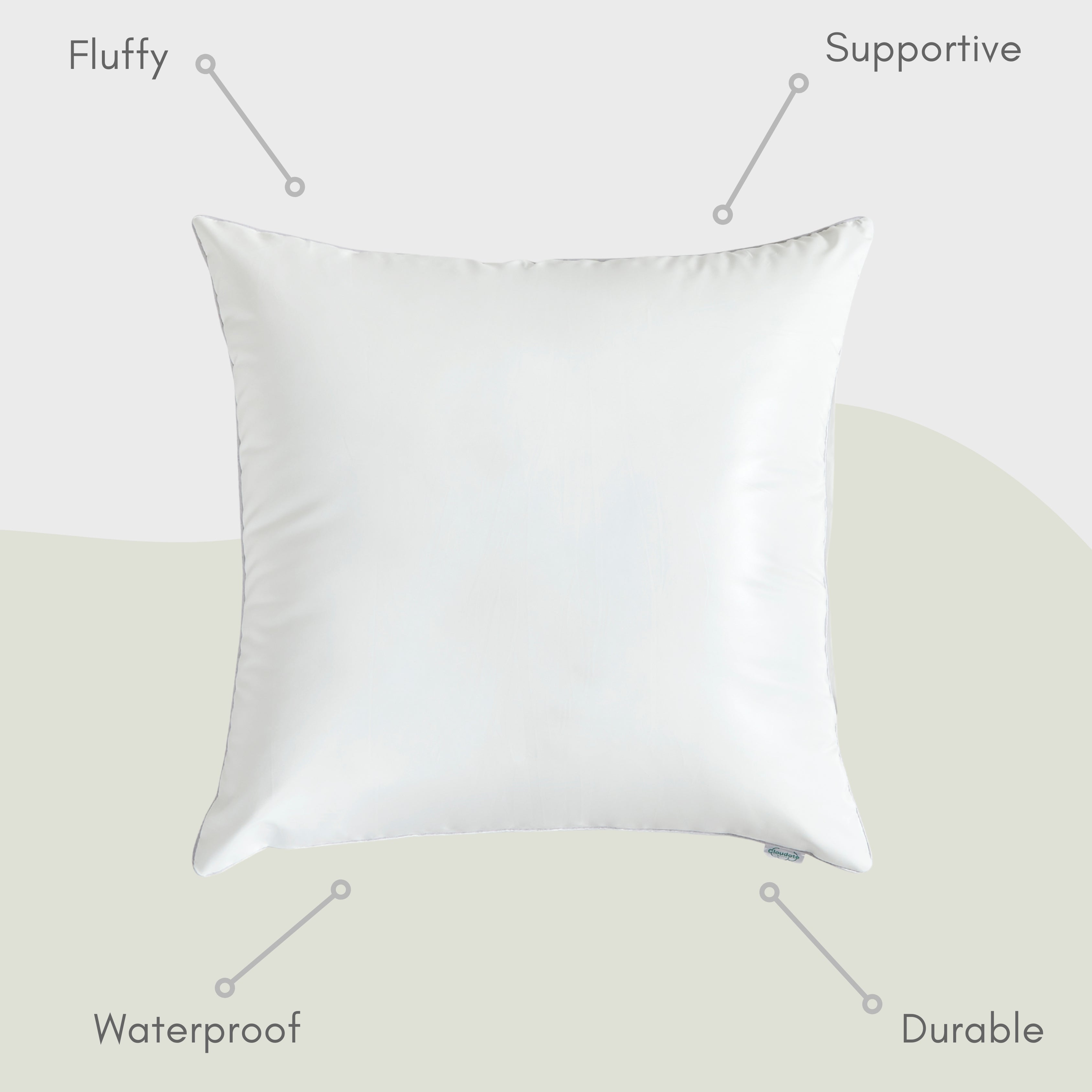 Indoor/Outdoor Waterproof Throw Pillow Insert