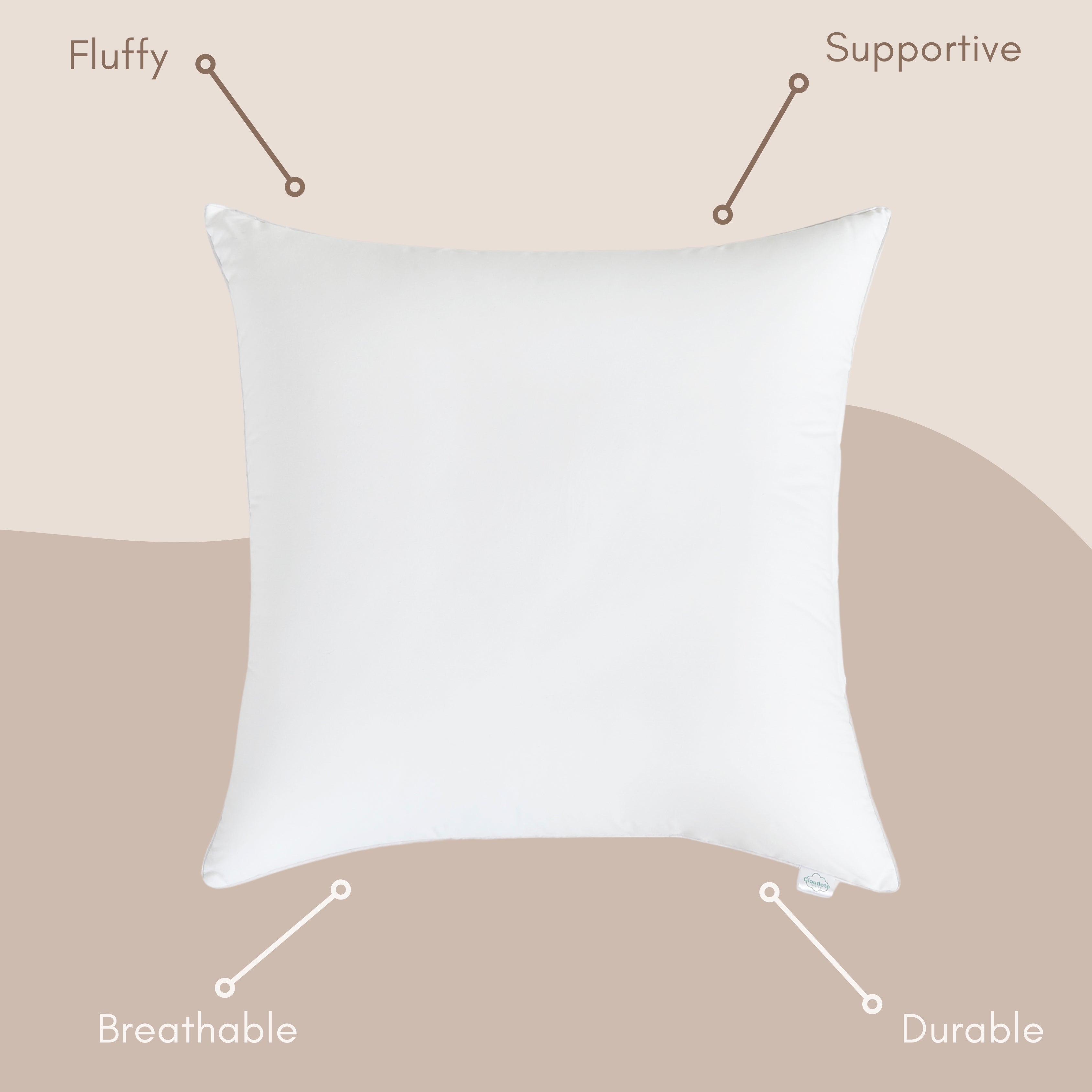 Down Alternative Throw Pillow Insert